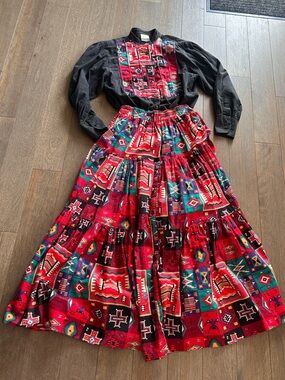 Vintage Coldwater Creek Southwestern western boho set size medium